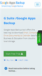 Mobile Screenshot of googleapps--backup.com